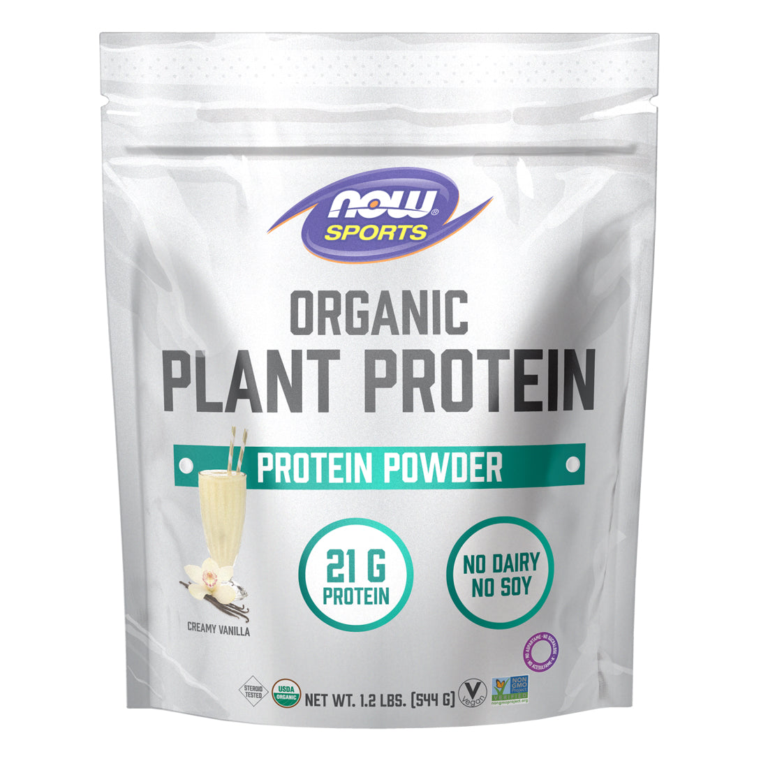 Organic Plant Protein, Creamy Vanilla - 1.2 lbs