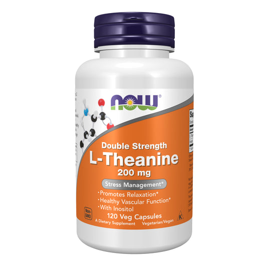 L-Theanine, 200 mg - 120 Veg Capsules