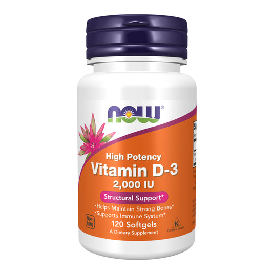 Vitamin D-3, 2000 IU - 120 Softgels