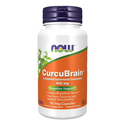 CurcuBrain, 400 mg - 50 Veg Capsules