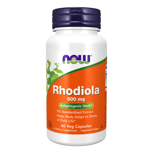 Rhodiola, 500 mg - 60 Veg Capsules