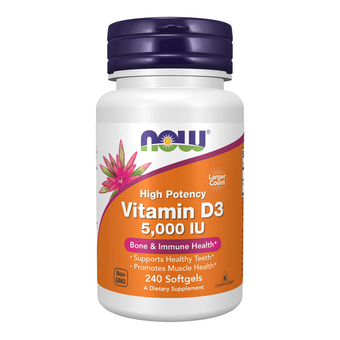 Vitamin D3, 5000 IU - 240 Softgels
