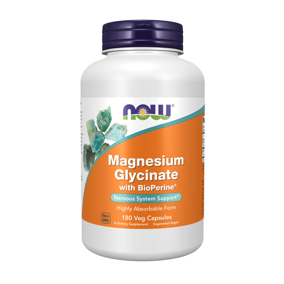 Magnesium Glycinate with BioPerine® - 180 Veg Capsules