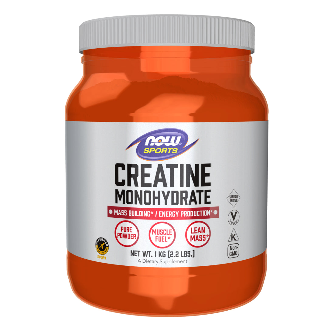 Creatine Monohydrate Powder - 2.2 lb | NOW – NUTRI-BODIES