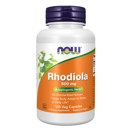 Rhodiola, 500 mg - 120 Veg Capsules