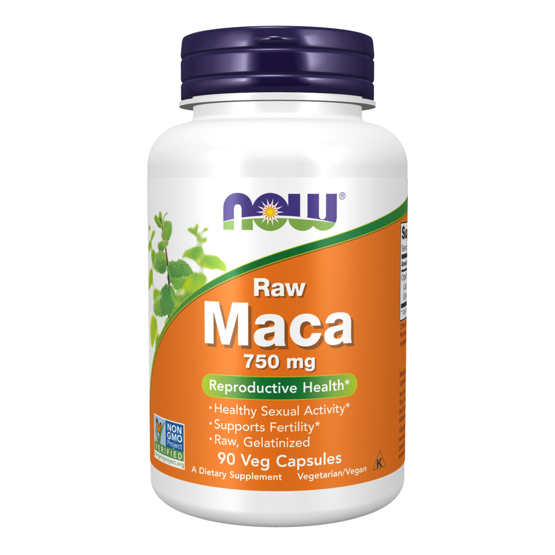 Maca (Raw), 750 mg - 90 Veg Capsules